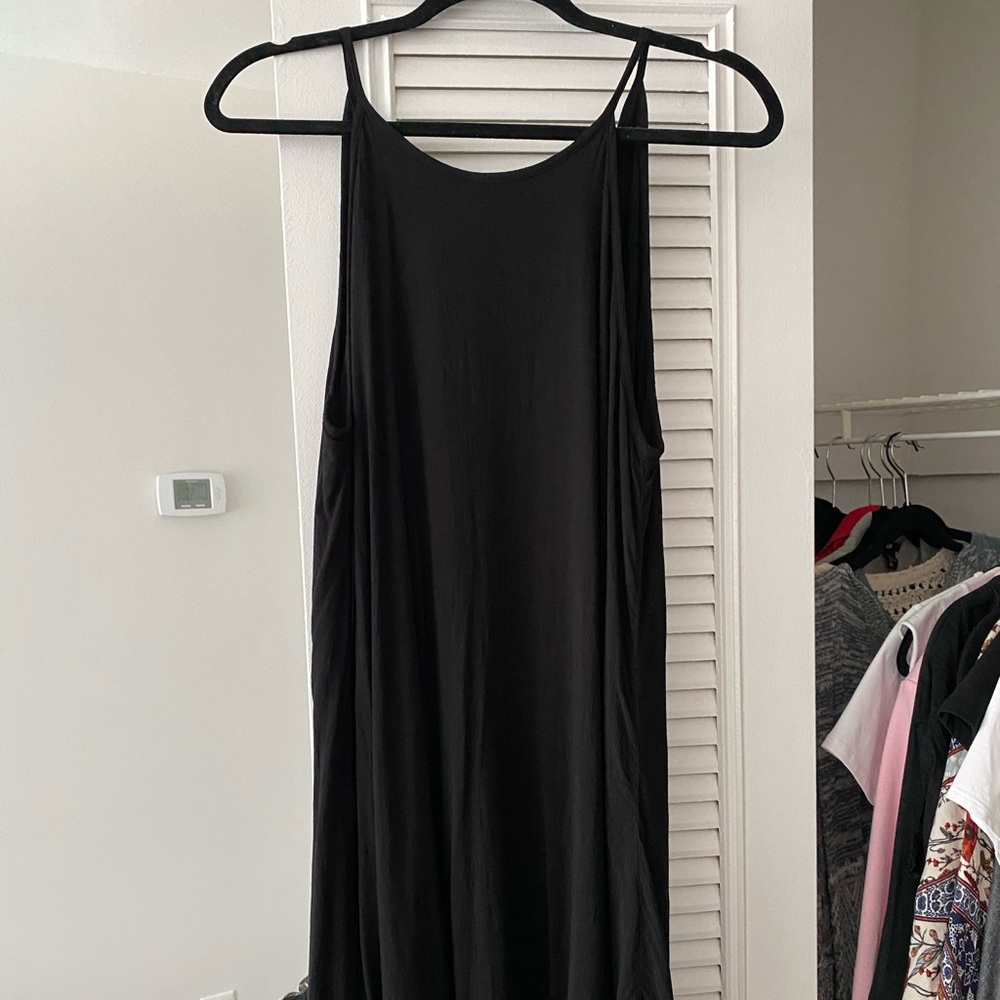 Casual Babydoll Black Summer dress